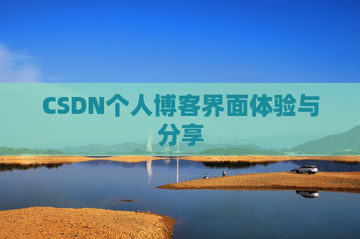 CSDN个人博客界面体验与分享